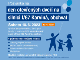 Den otevřených dveří na obchvatu Karviné